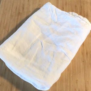 THE CITIZENRY 100% linen, white pillow sham, nice 3/4 inch border, beautiful